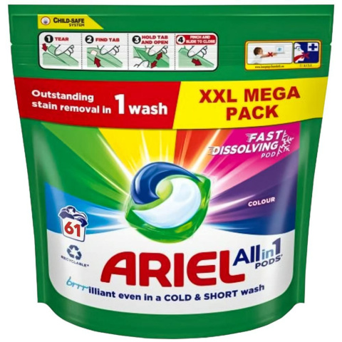 Kapsułki Ariel All in One Kolor 61szt. Kapsułki Ariel All in One Kolor 61szt.