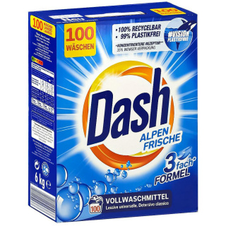 Dash Proszek 100 prań 6kg Biały