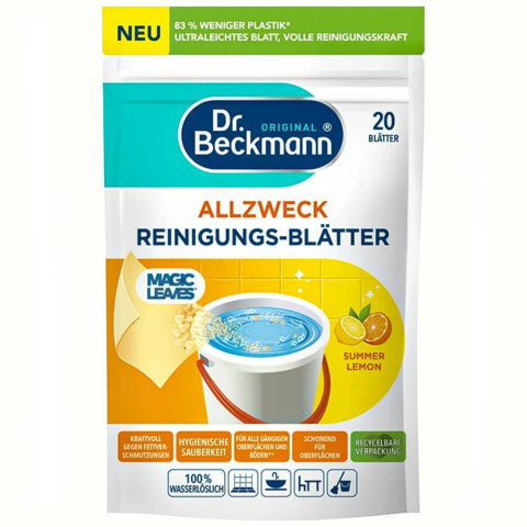 Dr.Beckmann Magiczne listki do podłóg 20 szt. Summer Lemon Dr.Beckmann Magiczne listki do podłóg 20 szt. Summer Lemon