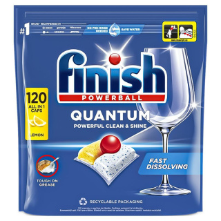 Finish Kapsułki do zmywarki 120szt. Quantum Lemon