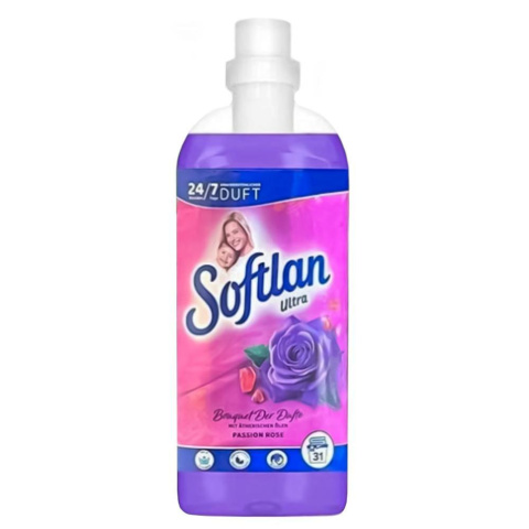 Namiętna Róża - Softlan płyn do płukania tkanin, 31 płukań, 650 ml opakowanie Namiętna Róża - Softlan płyn do płukania tkanin, 31 płukań, 650 ml opakowanie